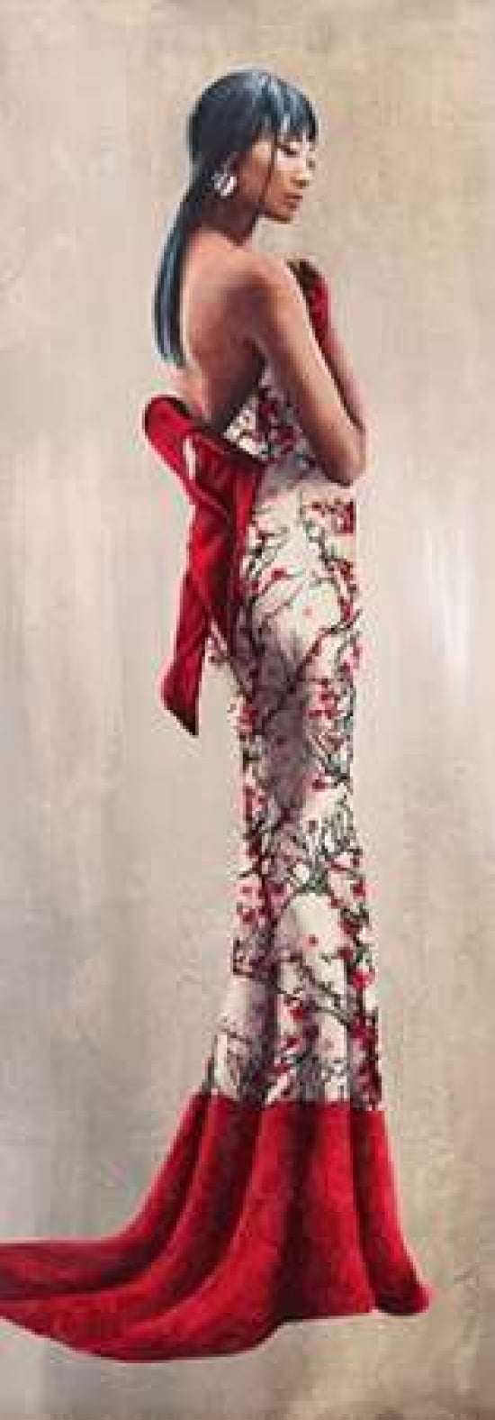 Posterazzi Princesse d Asie Canvas Art - Sonya Duval (24 x 48)