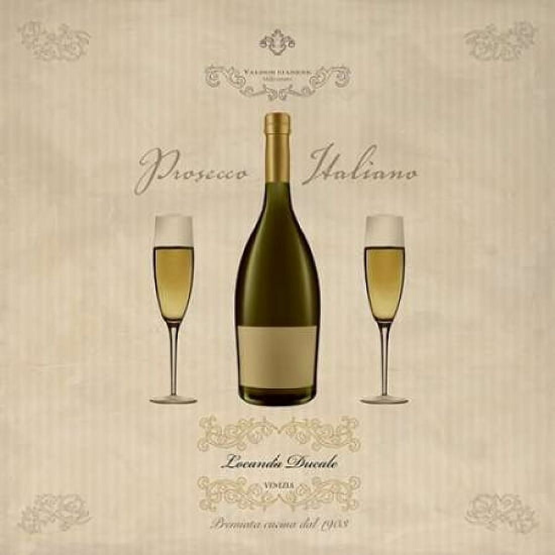 Posterazzi Prosecco Italiano Canvas Art - Sandro Ferrari (24 x 24)