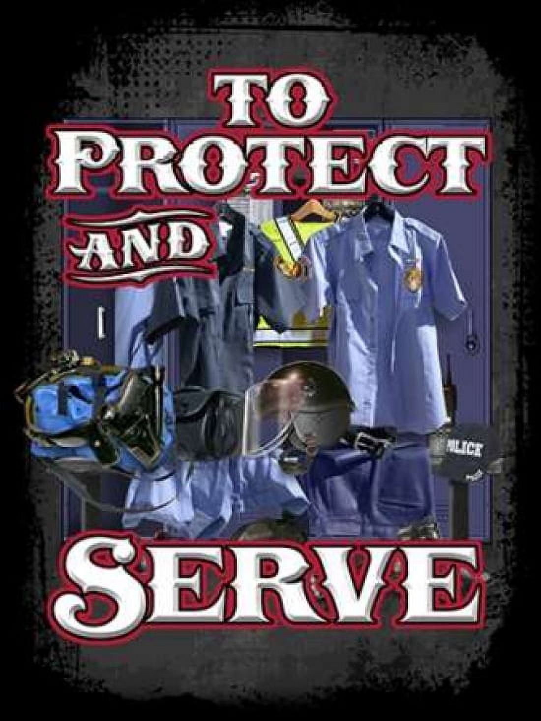 Posterazzi Protect and Serve Canvas Art - Jim Baldwin (18 x 24)