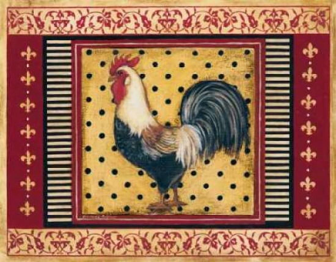 Posterazzi Provence Rooster II Canvas Art - Kimberly Poloson (22 x 28)