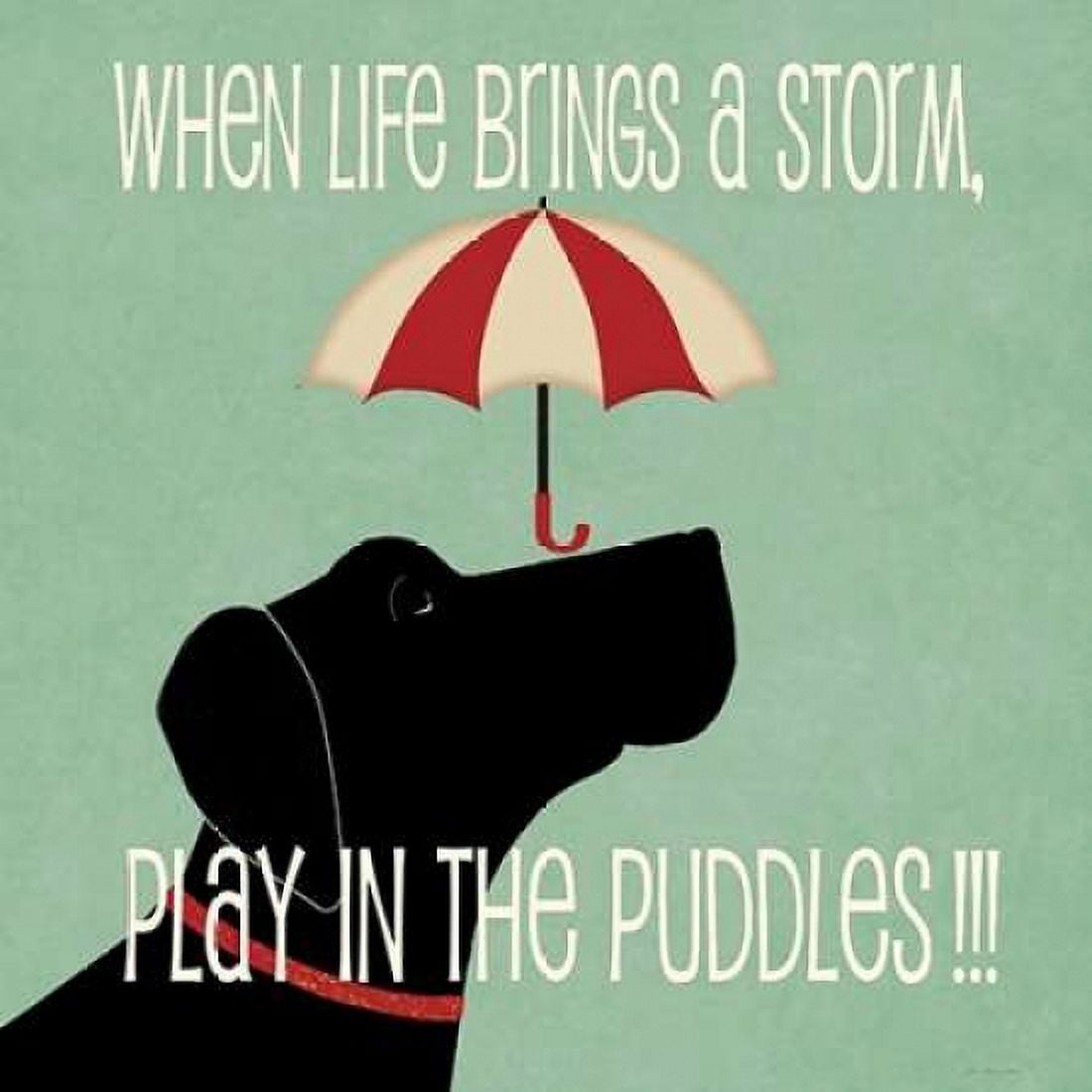 Posterazzi Puddles Canvas Art - Jo Moulton (24 x 24)