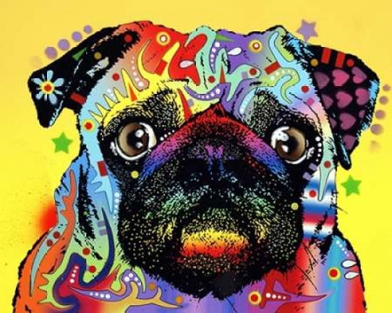 Posterazzi Pug Canvas Art - Dean Russo (24 x 30)
