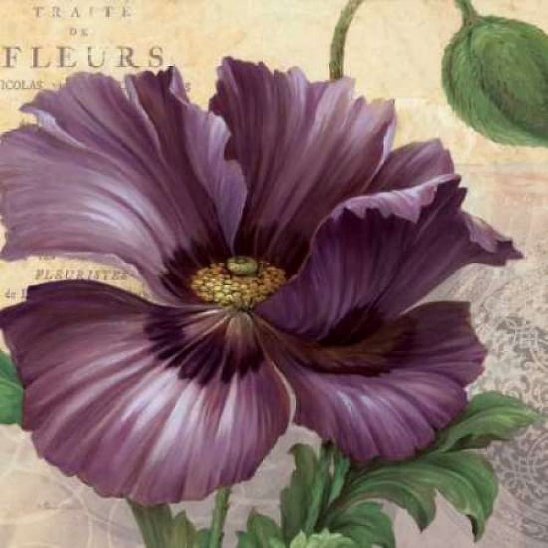 Posterazzi Purple Garden I Canvas Art - Pamela Gladding (24 x 24)