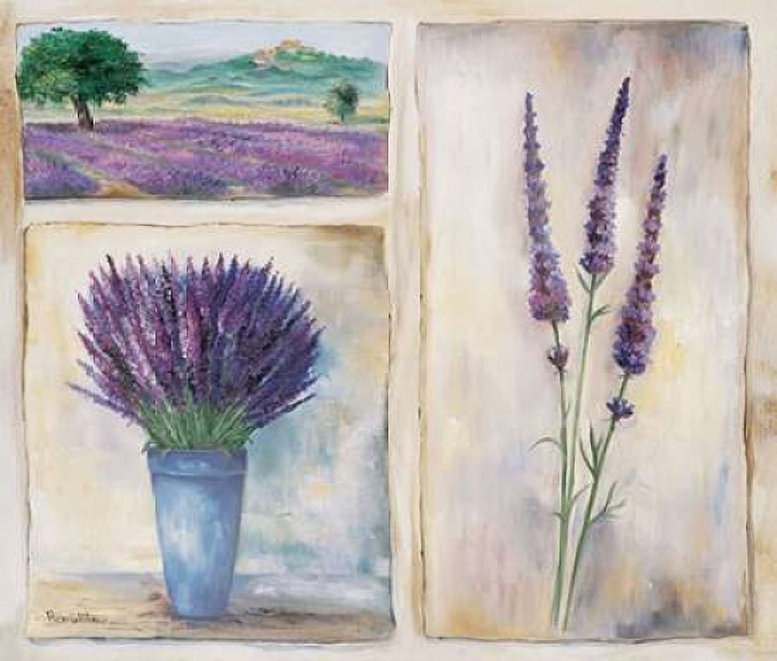 Posterazzi Purple trio Canvas Art - Rian Withaar (24 x 24)