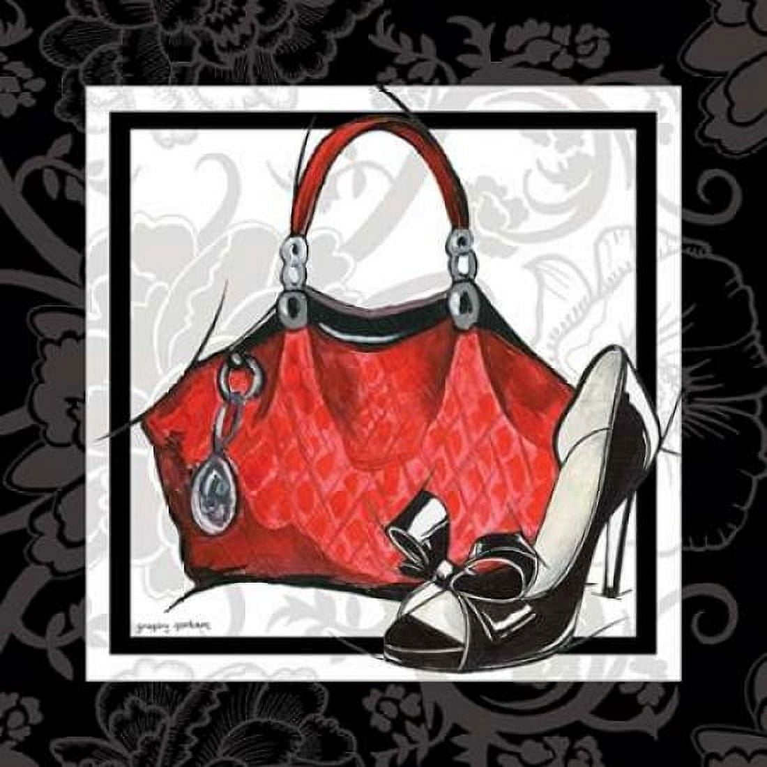 Posterazzi Purse and Shoe I Canvas Art - Gregory Gorham (24 x 24)