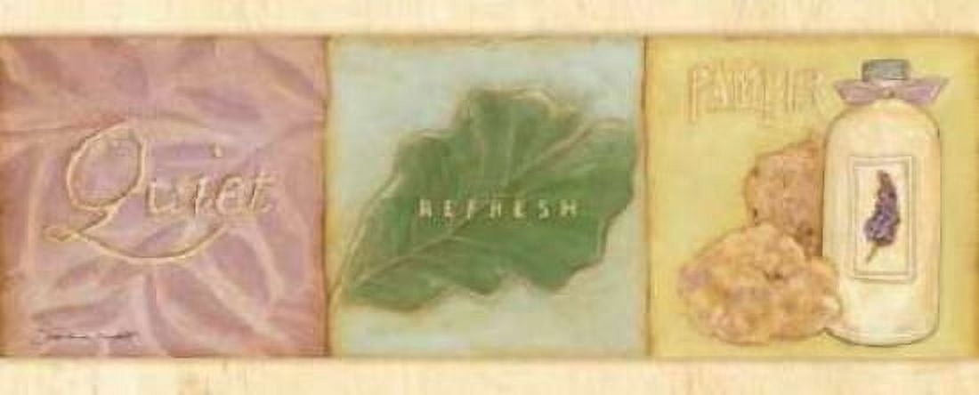 Posterazzi Quiet Refresh Pamper Canvas Art - Stephanie Marrott (24 x 48)