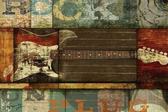 Posterazzi ROCK GUITAR Canvas Art - Eric Yang (12 x 18)