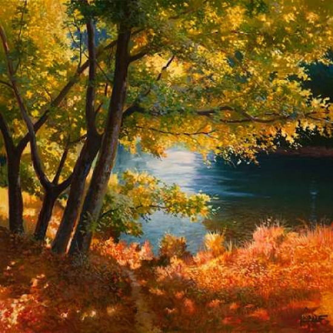 Posterazzi Radura sul fiume Canvas Art - Adriano Galasso (24 x 24)