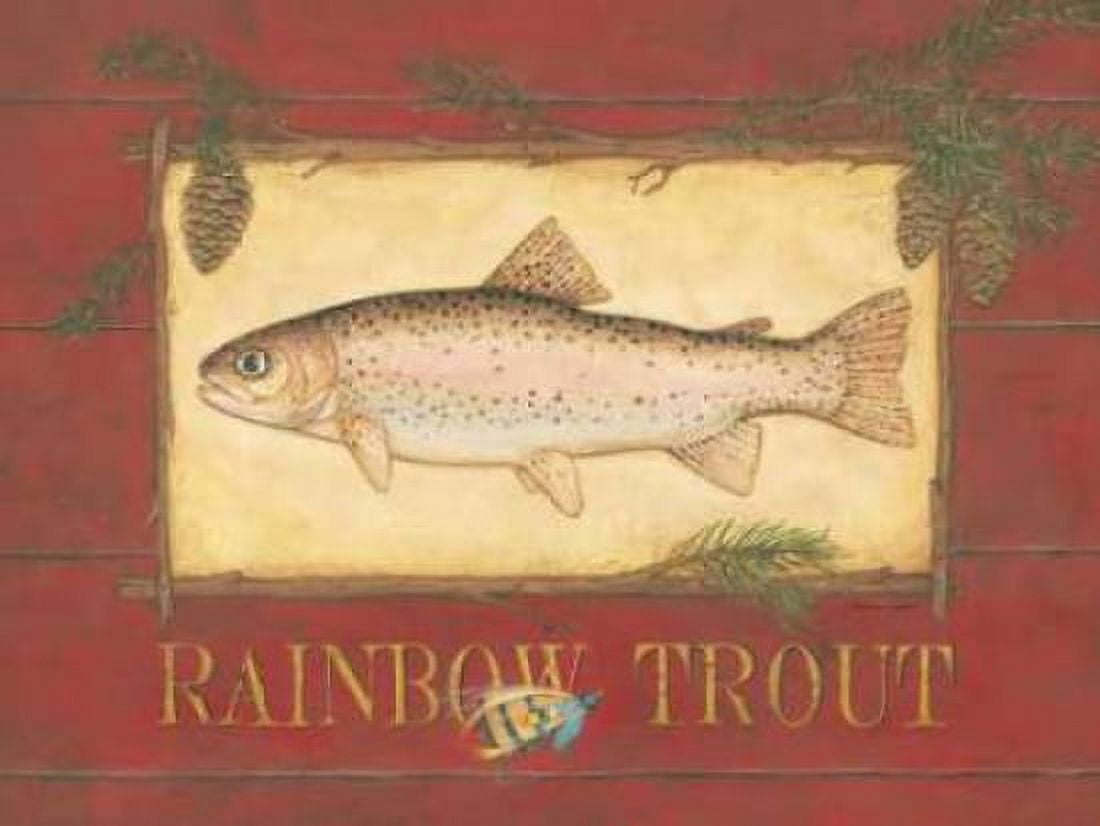 Posterazzi Rainbow Trout Canvas Art - Stephanie Marrott (18 x 24)