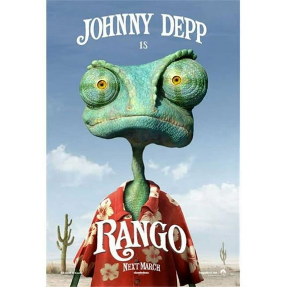 Posterazzi  Rango Movie Poster - 11 x 17 in.