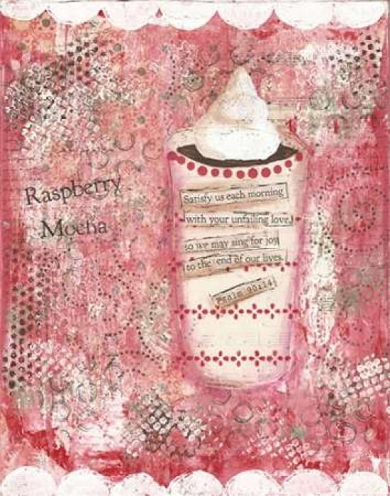 Posterazzi Raspberry Mocha Canvas Art - Cassandra Cushman (22 x 28)