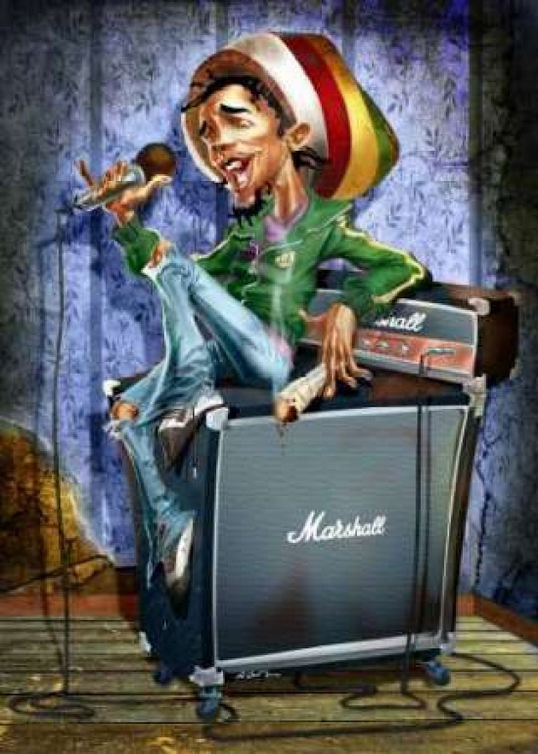 Posterazzi Rastafarian Canvas Art - A - Perez Alvez (18 x 24)