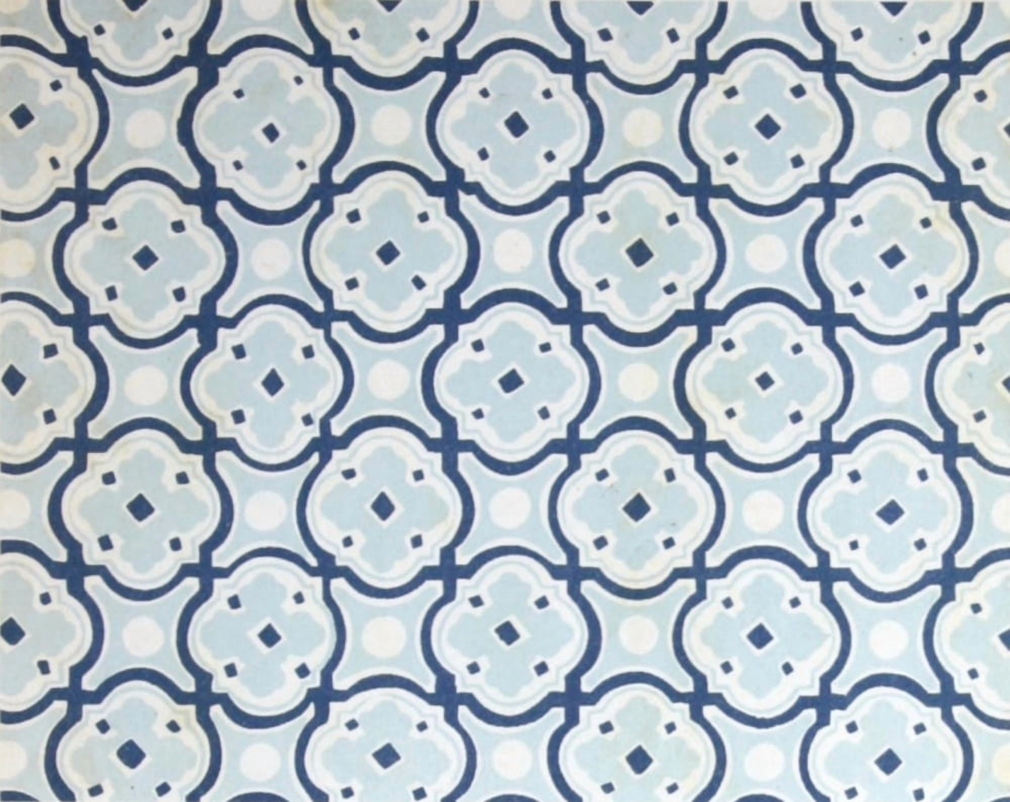 Posterazzi Re-creating old American designs in wall paper 1941 Albee House Canvas Art - Nancy McClelland (24 x 36)