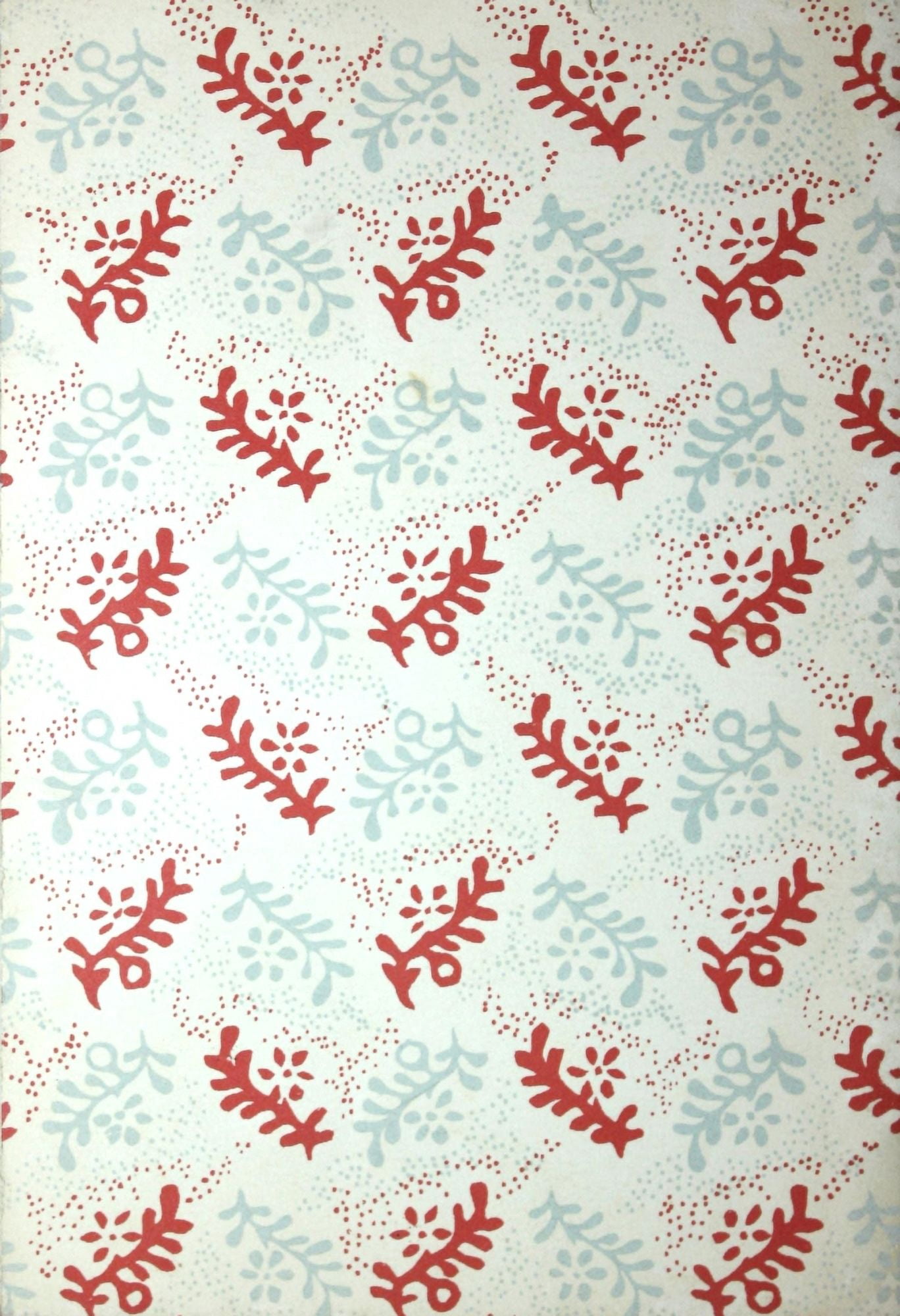 Posterazzi Re-creating old American designs in wall paper 1941 Endpaper Canvas Art - Nancy McClelland (24 x 36)