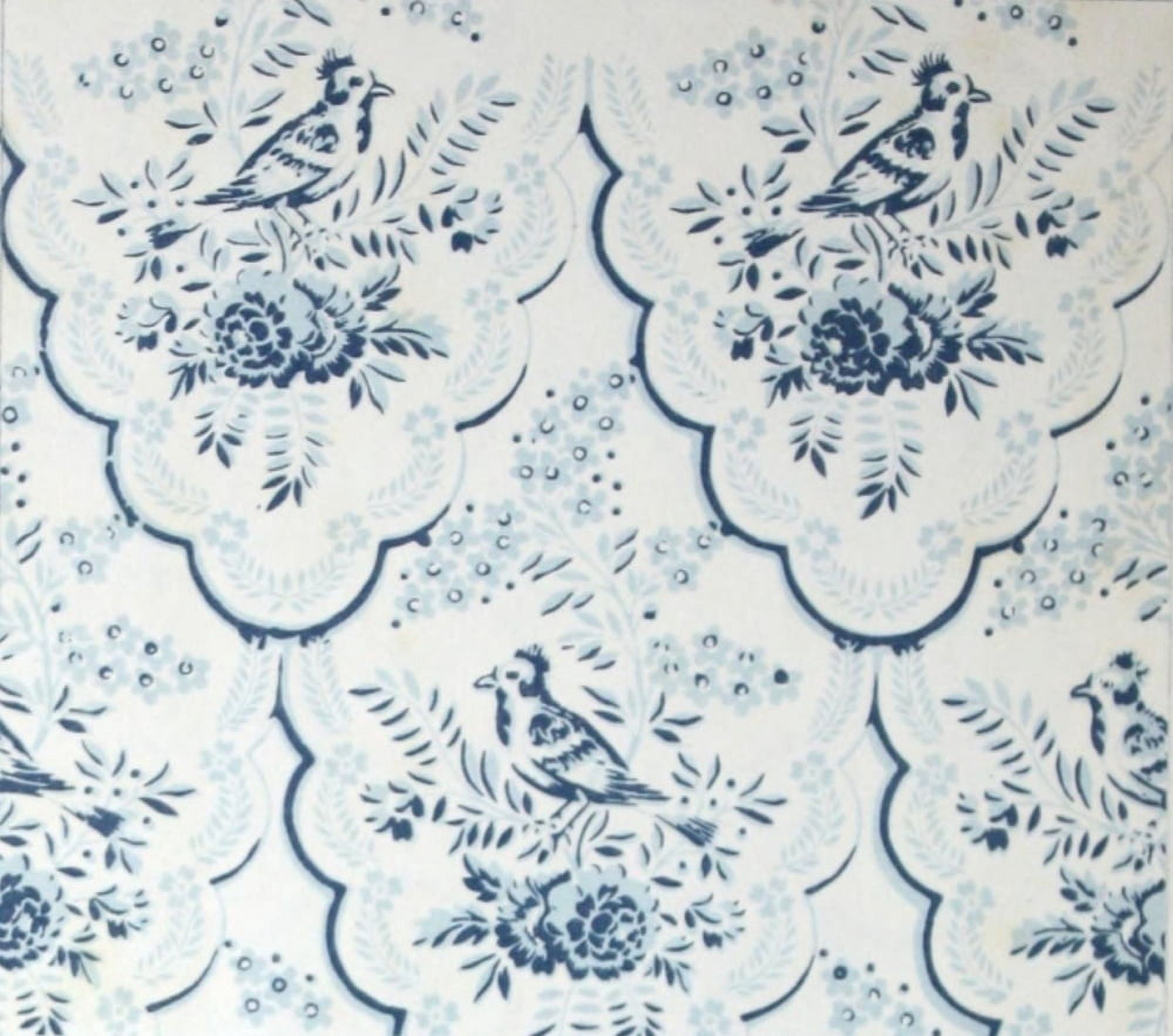 Posterazzi Re-creating old American designs in wall paper 1941 Massachusetts Bird Canvas Art - Nancy McClelland (24 x 36)