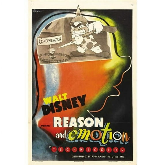 Posterazzi Reason & Emotion Movie Poster - 27 x 40 in.