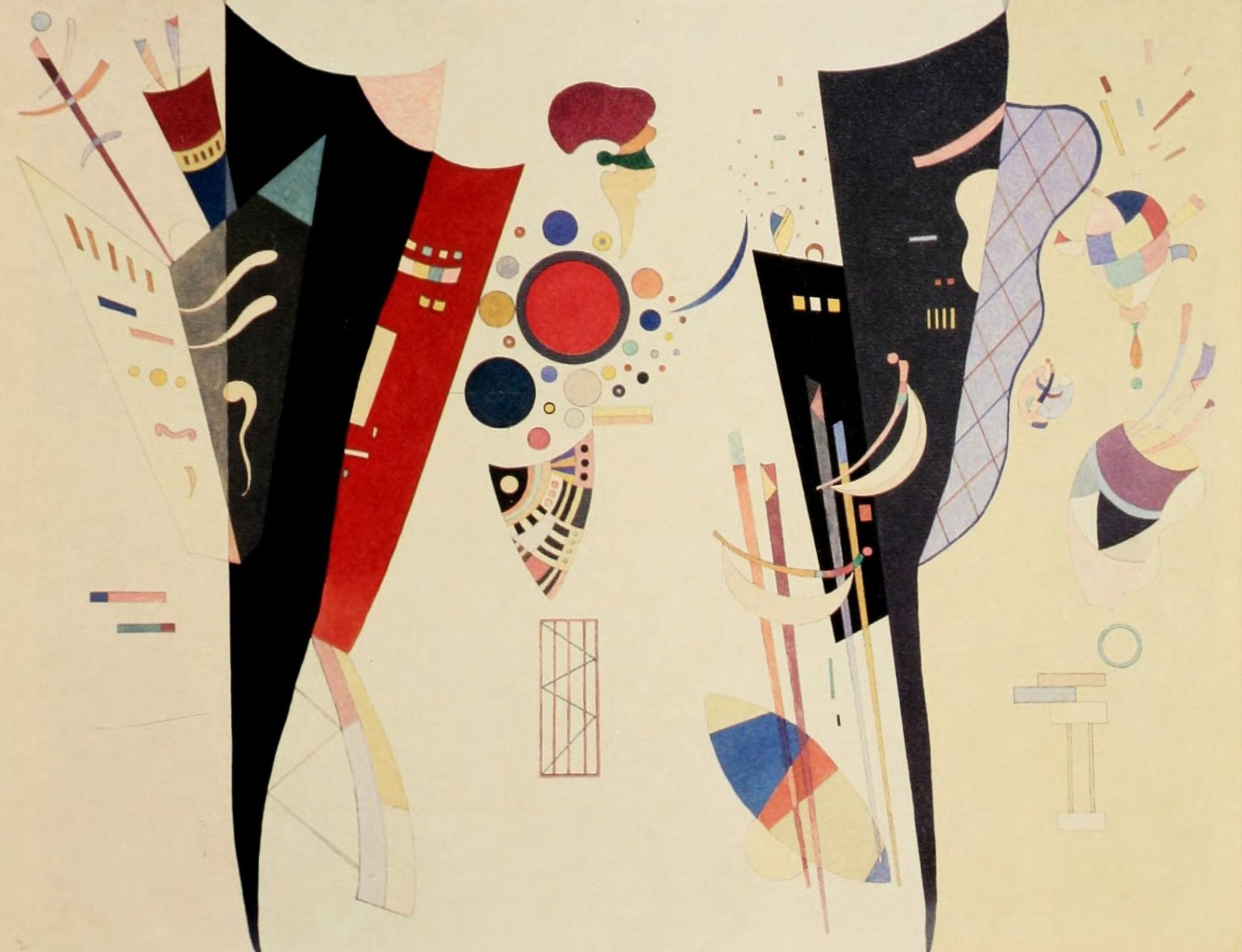 Posterazzi Reciprocal Accord 1941 Canvas Art - Wassily Kandinsky (24 x 36)