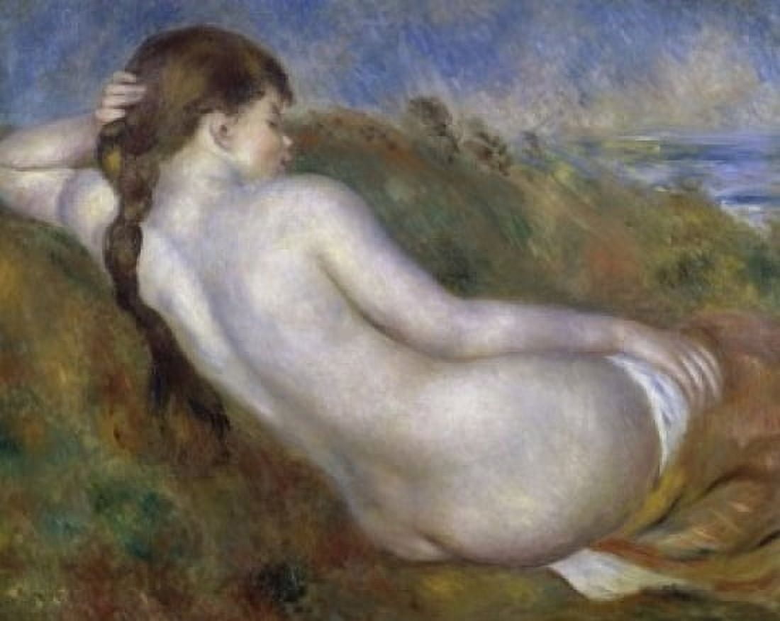 Posterazzi Reclining Nude 1910 Pierre Auguste Renoir (1841-1919French) Oil on canvas Annenberg Collection Palm Springs California Canvas Art - Pierre-Auguste Renoir (24 x 36)