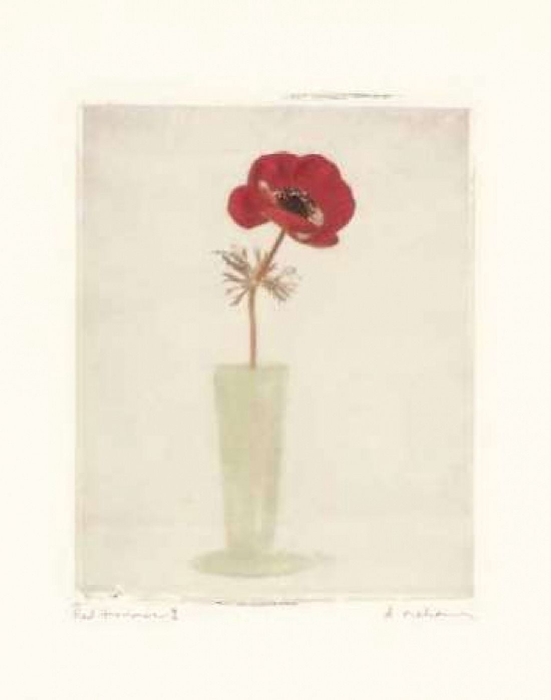Posterazzi Red Anemones I Canvas Art - Amy Melious (22 x 28)