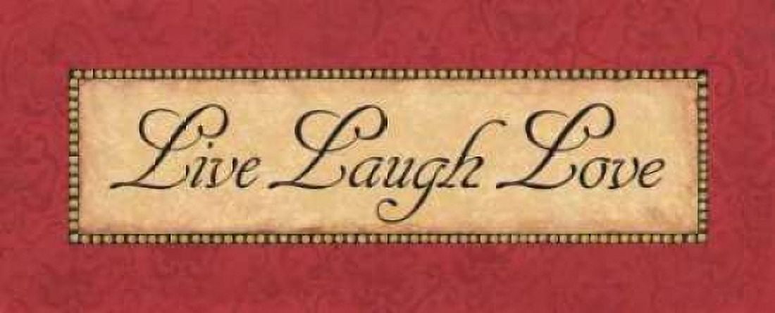 Posterazzi Red Damask II Canvas Art - Jillian Jeffrey (24 x 48)