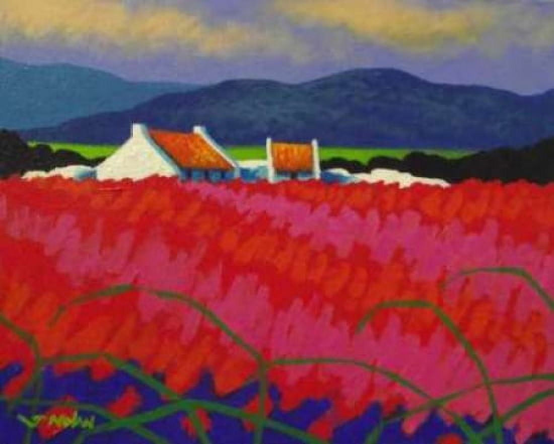 Posterazzi Red Meadow Canvas Art - John Nolan (20 x 24)