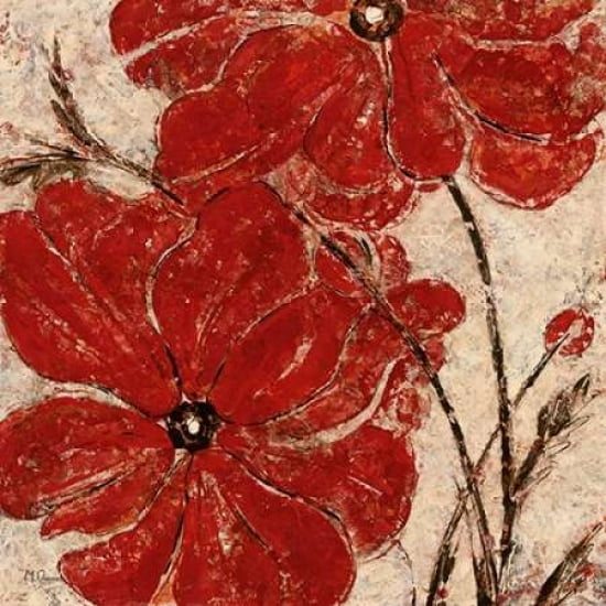 Posterazzi Red Passion I Canvas Art - Maria Donovan (24 x 24)