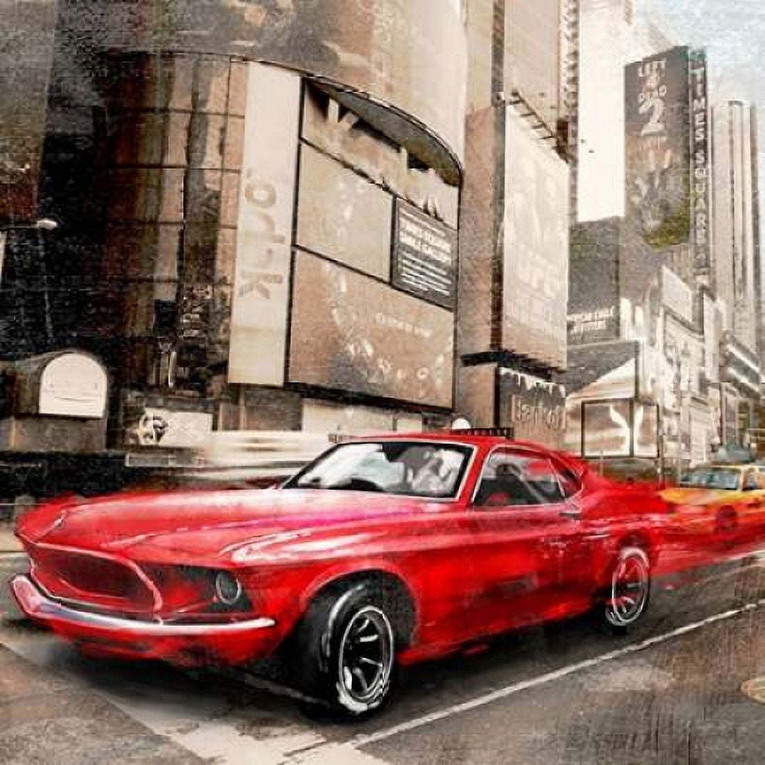 Posterazzi Red Rocket Canvas Art - Ivan Baldo (24 x 24)