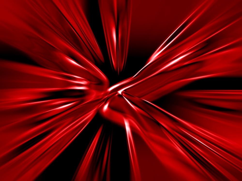 Posterazzi Red Streaks Flying Outwards Canvas Art - Tim Antoniuk  Design Pics (32 x 24)