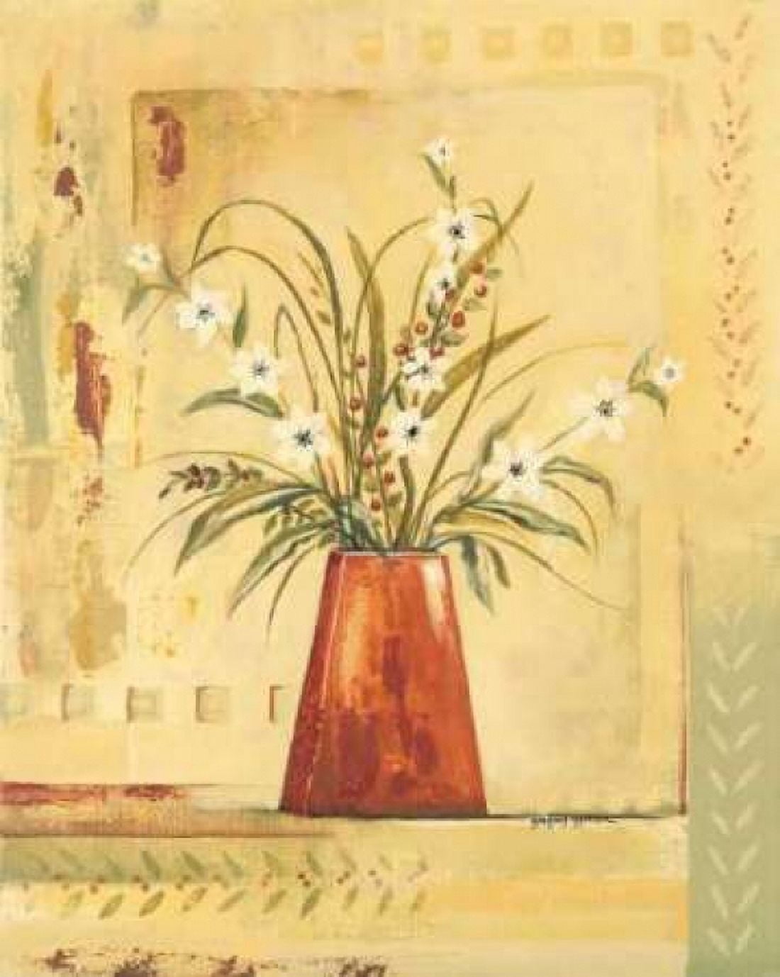 Posterazzi Red Vase Canvas Art - Gregory Gorham (20 x 24)