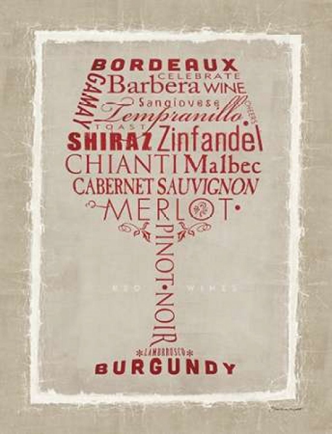 Posterazzi Red Whine Canvas Art - Stephanie Marrott (22 x 28)