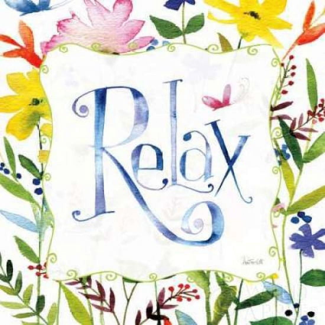 Posterazzi Relax Canvas Art - Anne Tavoletti (24 x 24)