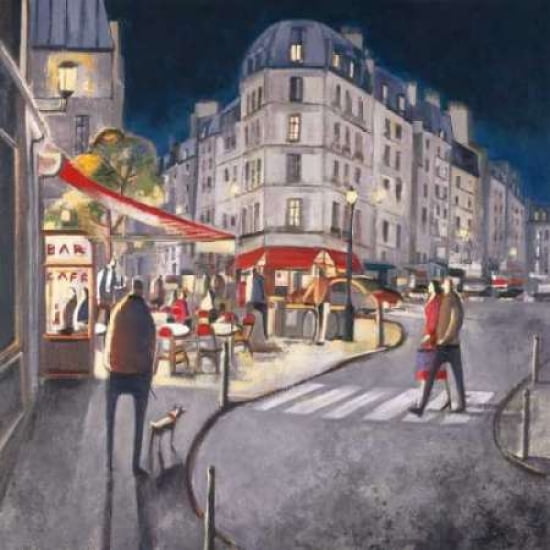 Posterazzi Rendez-vous ?? Paris Canvas Art - Didier Lourenco (24 x 24)