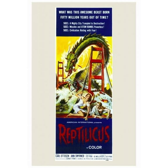 Posterazzi  Reptilicus Movie Poster - 27 x 40 in.