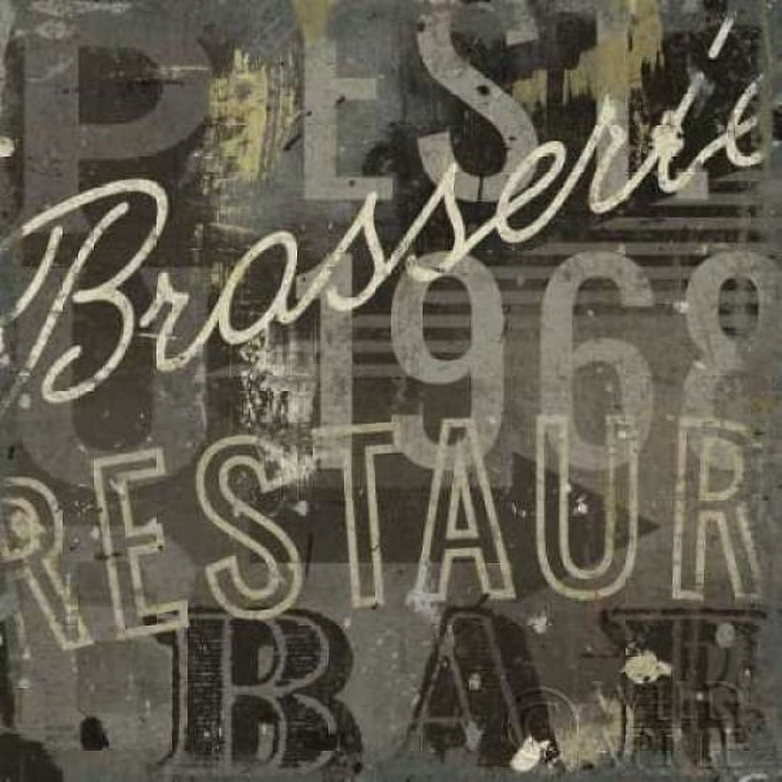 Posterazzi Restaurant Sign I Canvas Art - Michael Mullan (24 x 24)