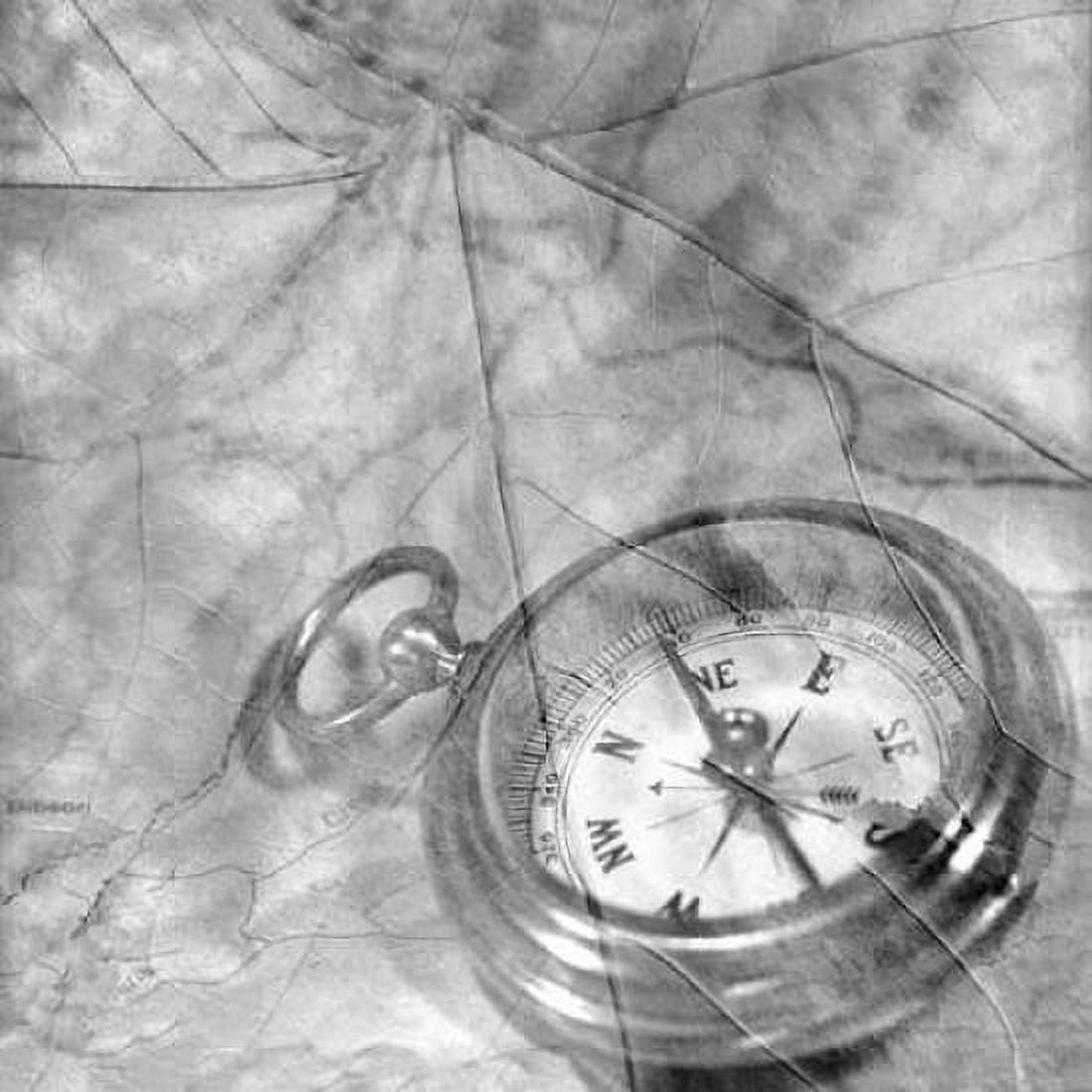 Posterazzi Retro- Compass Canvas Art - Alan Blaustein (24 x 24)