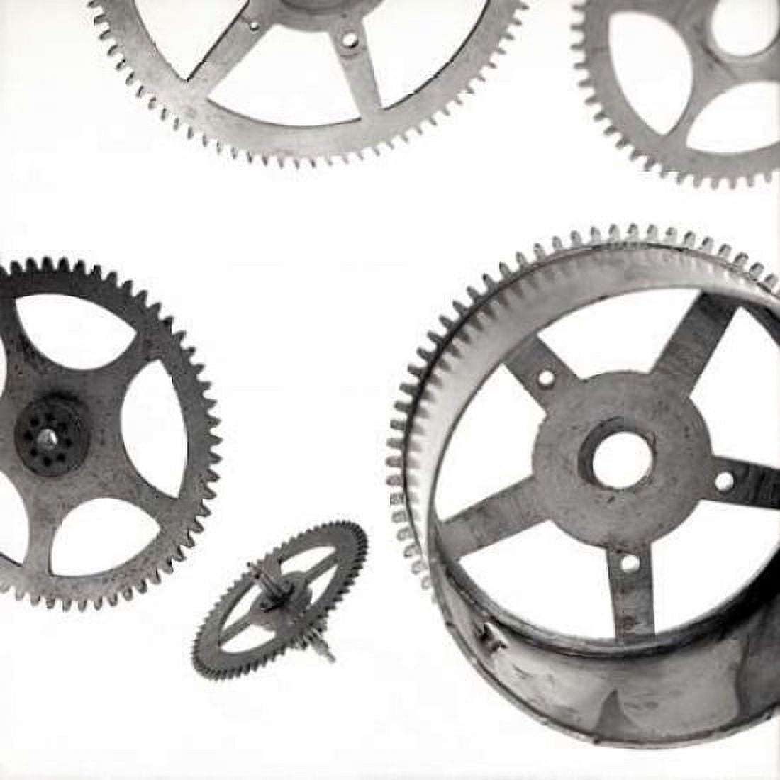 Posterazzi Retro- Gears - 4 Canvas Art - Alan Blaustein (24 x 24)
