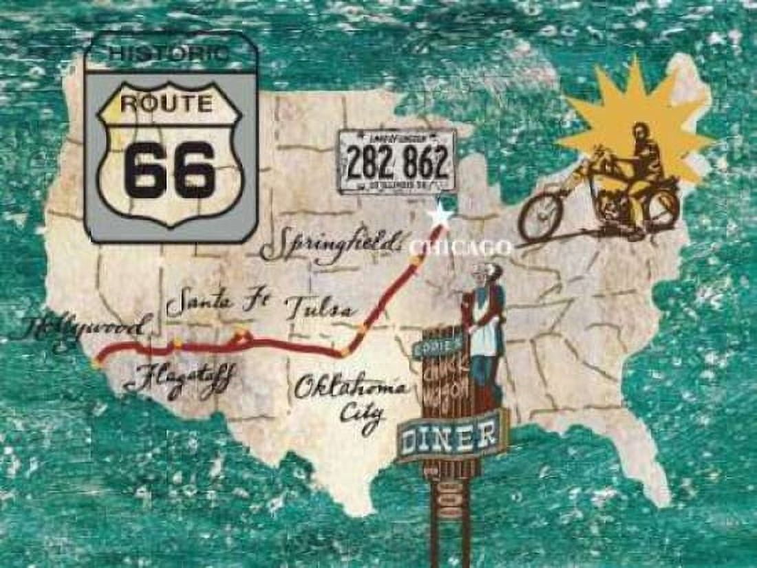 Posterazzi Retro Roadtrip II Canvas Art - James Nocito (18 x 24)