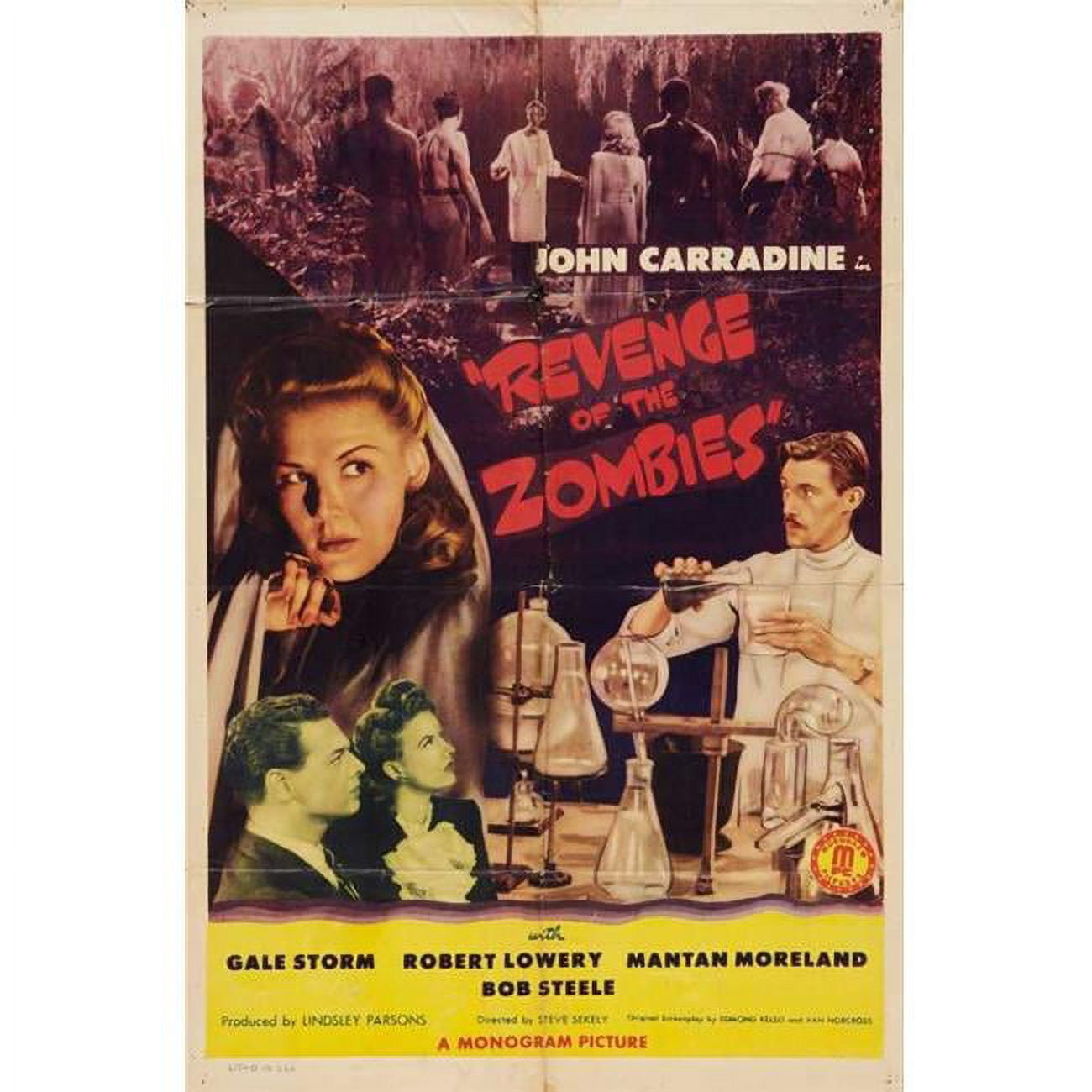 Posterazzi Revenge of the Zombies Movie Poster - 27 x 40 in. - Walmart.com
