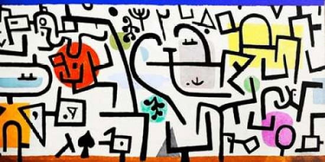 Posterazzi Rich Harbour (detail) Canvas Art - Paul Klee (10 x 20)
