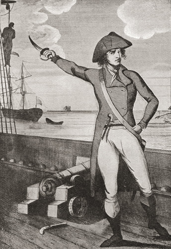 Posterazzi Richard Parker 1767 Canvas Art - Ken Welsh Design Pics (22 x 34)