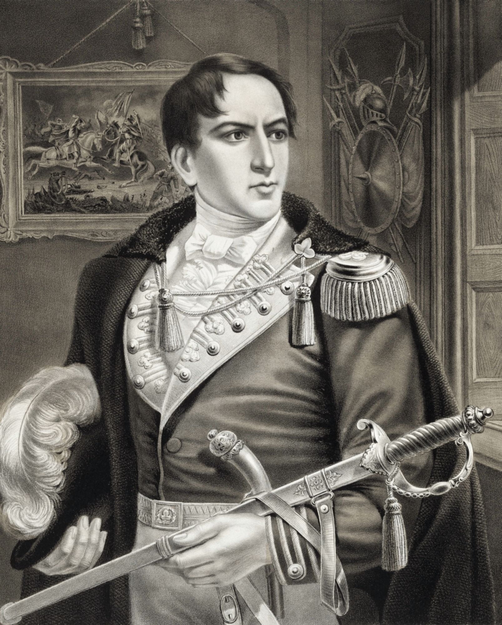 Posterazzi Robert Emmet Roibard Eimid 1778 To 1803 Irish Nationalist Rebel Leader From A Print Published 1874 Canvas Art - Ken Welsh Design Pics (26 x 32)