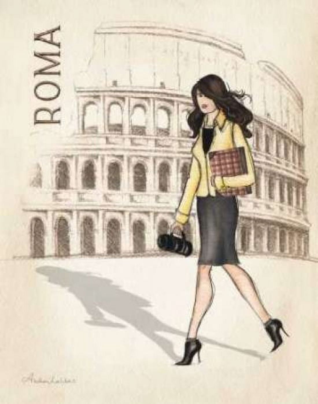 Posterazzi Roma Canvas Art - Andrea Laliberte (22 x 28)