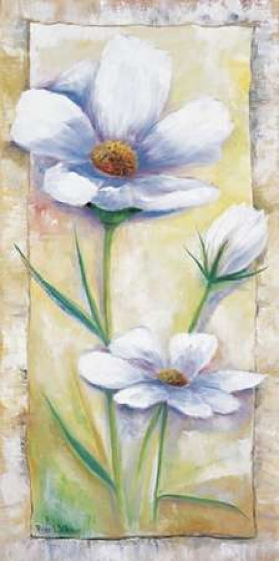 Posterazzi Romantic flower II Canvas Art - Rian Withaar (24 x 48)