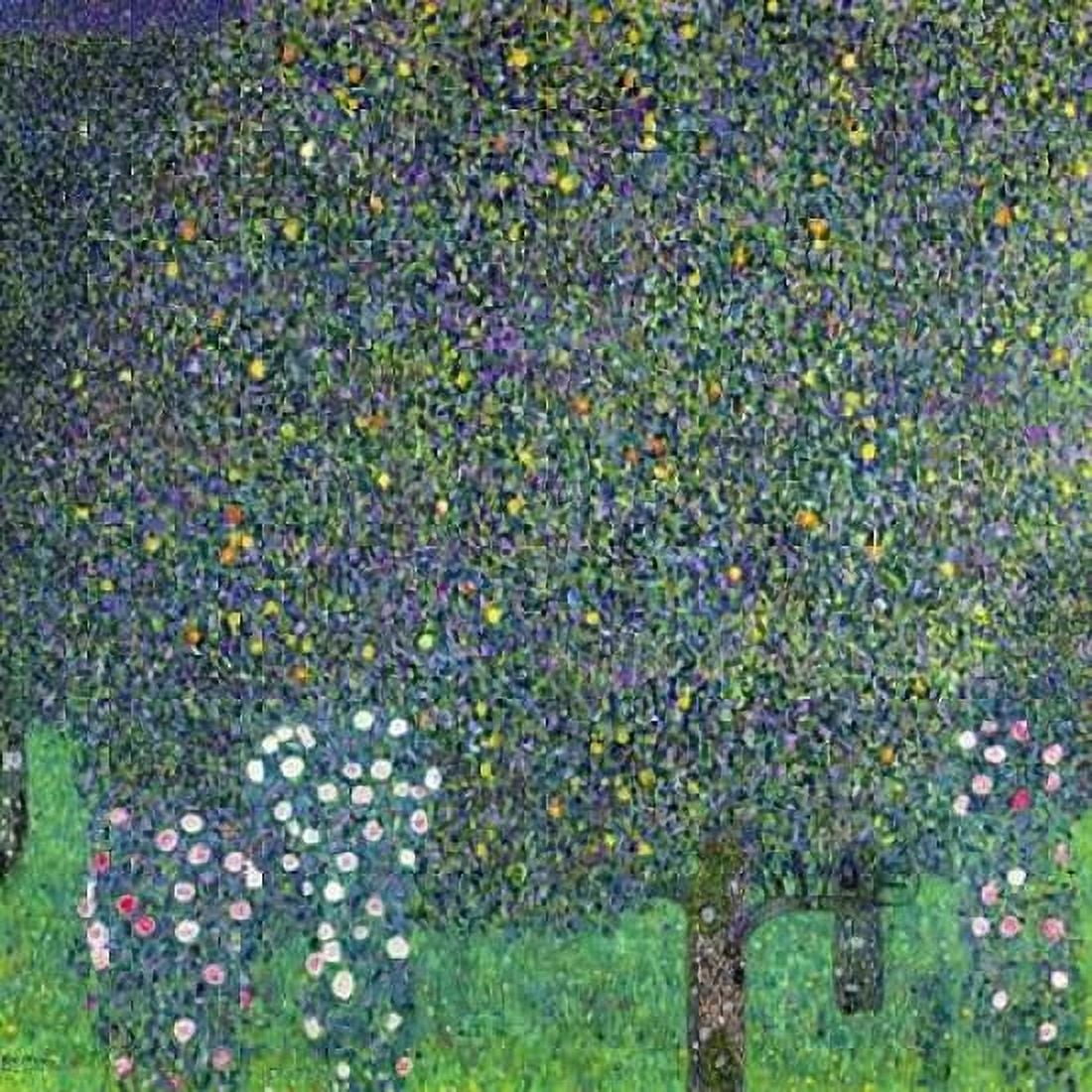 Posterazzi Roses under the Trees Canvas Art - Gustav Klimt (24 x 24)