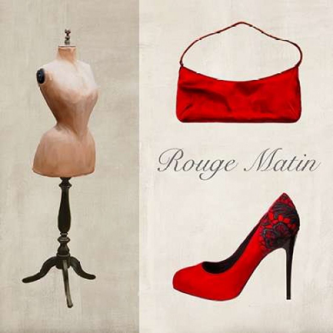 Posterazzi Rouge Matin Canvas Art - Michelle Clair (24 x 24)