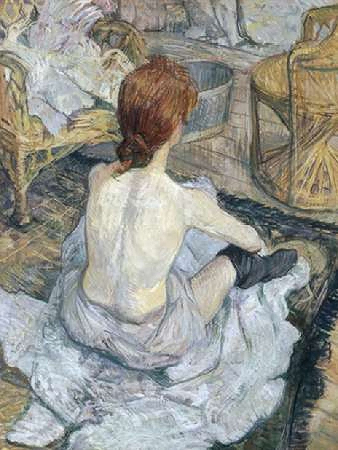 Posterazzi Rousse Canvas Art - Henri de Toulouse-Lautrec (22 x 28)