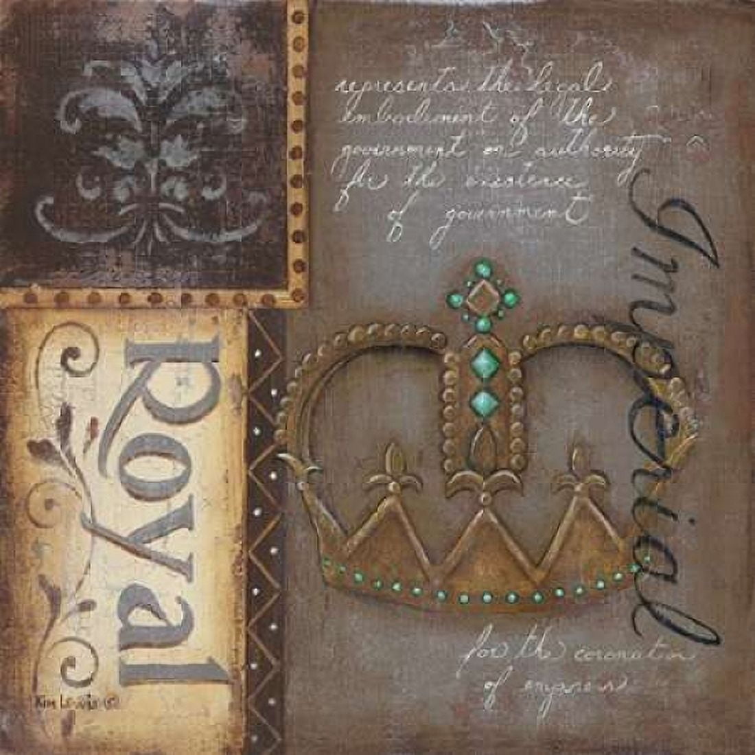 Posterazzi Royal Canvas Art - Kim Lewis (24 x 24)