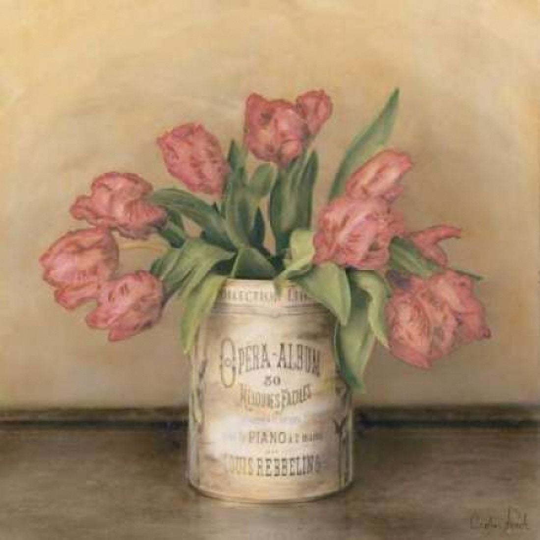 Posterazzi Royal Tulips Canvas Art - Cristin Atria (24 x 24)