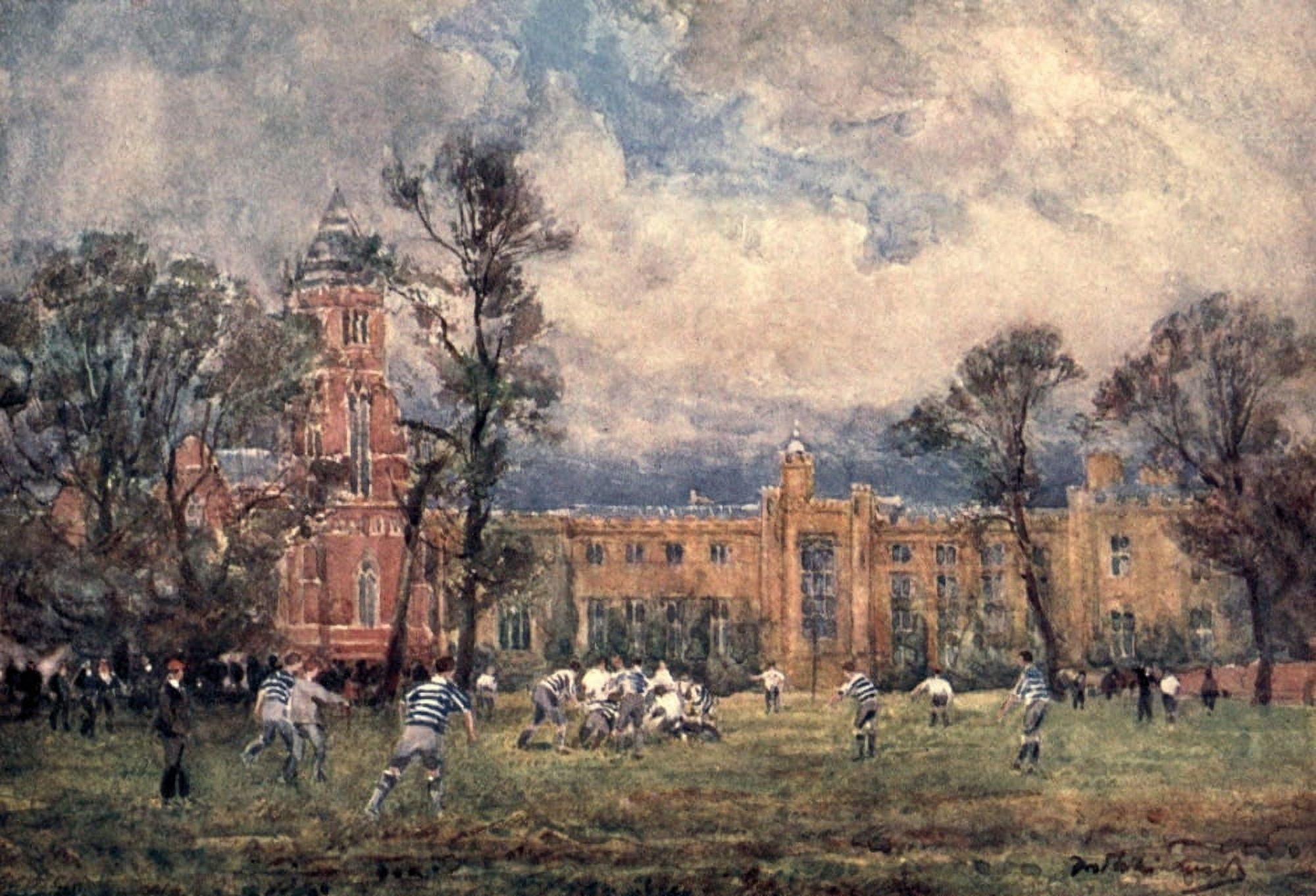Posterazzi Rugby School Canvas Art - F Whitehead (24 x 36)