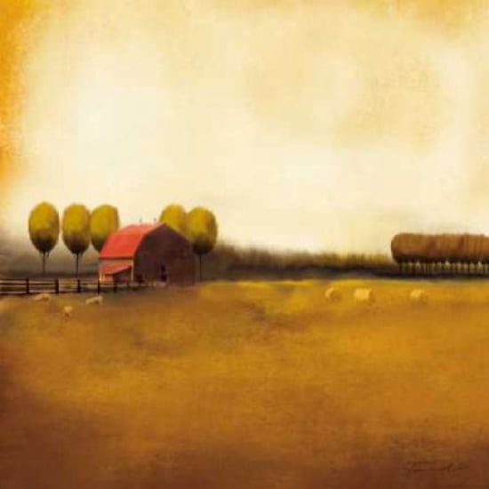 Posterazzi Rural Landscape II Canvas Art - Tandi Venter (24 x 24)